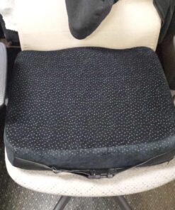 Aeris Large Seat Cushion for Office Chairs - Memory Foam Chair Cushion for Sciatica Pain for Sitting Long Hours & Driving-Perfect for Car &Truck Seats, Wheelchairs, Tailbone Pain- Washable Cover Black 49 81PuR1D PhL