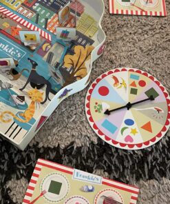 Educational Insights Frankie's Food Truck Fiasco Game, Shape Matching Award-Winning Board Game for Preschoolers & Toddlers, For 2-4 Players, Fun Family Game for Kids Ages 4+ Game Only 27 81PuoNBBzjL