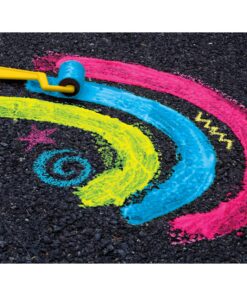 Crayola; Washable Neon Sidewalk Paint; Outdoor Art Tools; 3 Neon Paint Colors, Paint Brush, Roller and 3 Sidewalk Chalk Sticks 15 81PxvX6vpAL