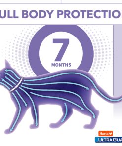 Hartz UltraGuard Plus Water Resistant 7 Month Protection Breakaway Flea & Tick Collar for Cats (3270094268) 24 81PyUxPQO7L