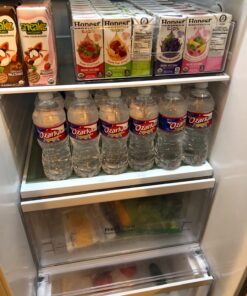 iDesign Recycled Plastic Resipreme Divided Fridge and Freezer, 12” x 4” x 14.5”, Clear 1 Pack 33 81PyhmuQfAL