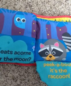 Lamaze Peek-A-Boo Forest Soft Baby Book - Clip-On Cloth Book - Washable Crinkling Fabric Pages for Sensory Play - Teething and Learning Toys for Babies - 6 Months and Up 68 81Q xET1LsL