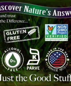 Nature's Answer Alcohol-Free Mullein Leaf 1oz Extract | Herbal Supplement | Supports Respiratory Function & Mucous Membranes | Non-GMO, Kosher, Gluten-Free | Single Count 13 81Q1T1SsfVL