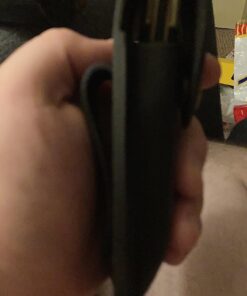 Buck Knives 110 Folding Hunter Lock-back Knife, Brass Bolsters, Ebony Handles, 3-3/4" 420HC Blade with Leather Sheath Classic 3.75" 45 81Q2RLdK32L