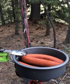 MalloMe Camping Cookware Mess Kit for Backpacking Gear – Camping Cooking Set - Camping Pots and Pans Set - Backpacking Stove/Portable Stove Compatible - Camp Kitchen Equipment Accessories Pot 1 Liter Pot 64 81Q35ygwKL