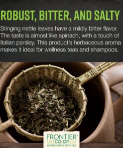 Frontier Co-op Organic Cut & Sifted Stinging Nettle Leaf 1lb 1 Pound (Pack of 1) 12 81Q3hLpubcL