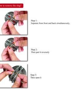 Uyauld Biscuit Cutter Set (5 Pieces/Set), Stainless Steel Round Cookies Cutter Mold with Handle, Professional Baking Dough Tools (Round) 10 81Q4ZMt92kL