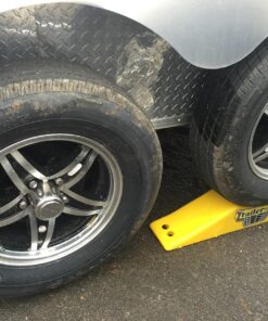Trailer Aid Camco Tandem Tire Changing Ramp with 4.5-Inch Lift, Yellow (21000) Standard Packaging Trailer Aid 35 81Q4aUbKUsL