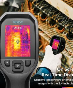 FLIR TG165-X Thermal Imaging Camera with Bullseye Laser: Commercial Grade Infrared Camera for Building Inspection, HVAC and Electrical 16 81Q69GPejmL