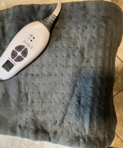 Pure Enrichment® PureRelief™ XL Heating Pad - 12" x 24" Electric Heating Pad for Back Pain & Cramps, 6 Heat Settings, FSA/HSA Eligible, Soft Machine Wash Fabric, Auto-Off & Moist Heat (Charcoal Gray) 54 81Q6EkRTWFL