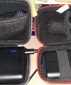 Hermitshell Hard EVA Travel Silver Case Fits Anker PowerCore 13000 Portable Charger - Compact 13000mAh 2-Port Ultra Portable Phone Charger Power Bank 18 81Q72qEfPVL