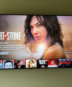 Mount-It Low-Profile Tilting TV Wall Mount Bracket for 32-60 inch LCD, LED, OLED, 4K or Plasma Flat Screen TVs - 175 lbs Capacity, 1.5 Inch Profile, Max VESA 600x400 (MI-318B), Black, 60 Medium 25 81Q8PFKO dL