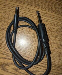 Hosa CMP-303 3.5 mm TS to 1/4" TS Mono Interconnect Cable, 3 feet, Speaker 3 Foot (Pack of 1) 5 81QAdSFqw L