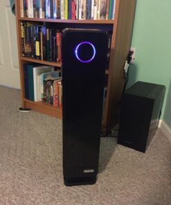 Germ Guardian Air Purifier for Home, Large Rooms, H13 HEPA Filter, Removes Dust, Allergens, Smoke, Pollen, Odors, Mold, UV-C Light Helps Reduce Germs, 28 Inch, Black, AC5350B 1 Pack Black Onyx 40 81QAekm3Y5L