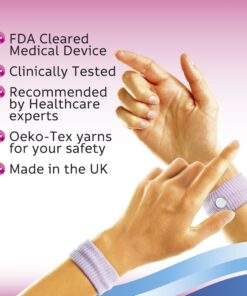 Sea-Band Mama Anti-Nausea Acupressure Wristband for Morning Sickness, Colors May Vary, Pack of 2 26 81QBhtAh4lL