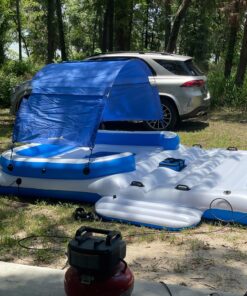 Bestway Hydro Force Tropical Breeze Raft Blue/White 28 81QBs2VI7xL