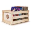 Crosley AC1004A-NA Record Storage Crate Holds up to 75 Albums, Natural 18 81QCFkrCzoL