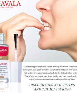 Mavala Stop Deterrent Nail Polish Treatment | Nail Care to Help Stop Putting Fingers In Your Mouth | Bitter Taste | Easy Application | For Ages 3+ | 0.3 Fl Oz 0.3 Fl Oz (Pack of 1) 33 81QCf75i2yL