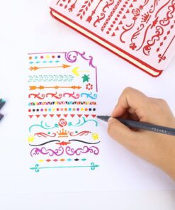 iBayam Journal Planner Pens Colored Pens Fine Point Markers Fine Tip Drawing Pens Fineliner Pen for Bullet Journaling Writing Note Taking Calendar Coloring Art Office School Supplies, 18-Pack Multicolor 33 81QE UhspZL