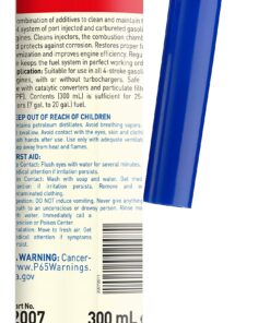 Liqui Moly 2007 Jectron Gasoline Fuel Injection Cleaner - 300 ml , blue , 10.14 Fl Oz (Pack of 1 ) 10.14 Fl Oz (Pack of 1 ) 15 81QEds nVYL