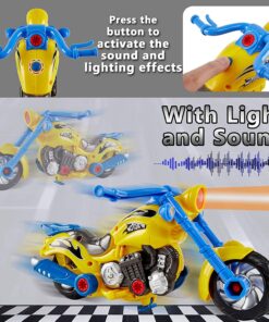 Alternative view of Kids Take Apart Toys - Build Your Own Toy Motorcycle Vehicle Construction Playset - Realistic Sounds and Lights with Tools and Electric Power Drill