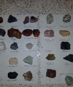 Hypnotic Gems 2 Pounds (Best Value) Bulk Rough India Stone Mix - Over 25 Stone Types - Large 1" Natural Raw Stones & Fountain Rocks for Cabbing, Tumbling, Lapidary & Polishing and Reiki Healing #A: 2 Pound Lot 32 81QF50UDpL