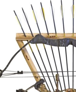 Rush Creek Creations Rustic 2 Compound Bow - 12 Arrow Wall Storage Rack - 5 Minute Assembly - Handcrafted , 31.5” L x 5” W x 32.75” H 21 81QGGVPeZGL