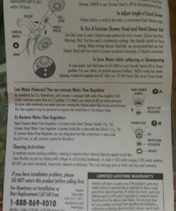 Hotel Spa 42-Setting Ultra-Luxury 3-Way Combo with ON/Off Pause Switch/Brushed Nickel 29 81QGR5m5Y6L