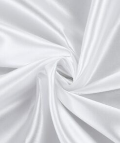 Alternative view of MDS Pack of 40 Yard Charmeuse Bridal Solid Satin Fabric for Wedding Dress Fashion Crafts Costumes Decorations Silky Satin 44”- White
