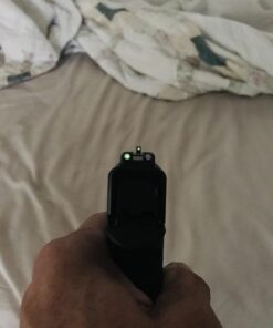 TRUGLO Tritium Handgun Sight | High-Visible Front & Rear Night Sights with Daylight White Dots & Low-Light Tritium Dots, Compatible with Glock Handguns Glock 42, 43 30 81QIhfiilLL