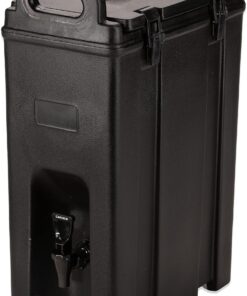Carlisle FoodService Products Cateraide Insulated Beverage Dispenser with Handles for Catering, Events, Kitchens, And Restaurants, Plastic, 5 Gallons, Black 5 Gallon 14 81QIrsRBXYS