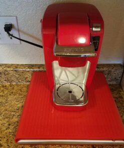 Mind Reader Single Serve Coffee Drawer, 36 Pod Capacity Countertop Organizer, 13.25" L x 12.75" W x 2.75" H, Red Coffee Pod Holder 38 81QKYcsXw4L