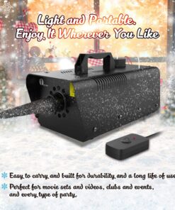 1byone 650W Snow Machine Wired Remote Control Great Machine for Kids, Parties, Parades 29 81QL7zeiAIL