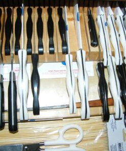 Rev-A-Shelf Dual Row Trim To Fit Knife Block Drawer Organizer with Storage Holder for Kitchen Utensils, 55 Slot Cutlery Tray, Wood, 4WDKB-1 Natural 36 81QLlvhwZvL