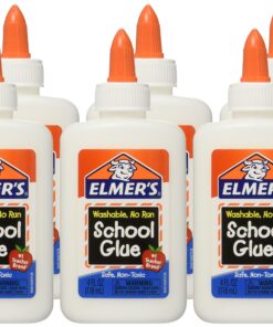 Elmer's Washable School Glue 4 Fl Oz / 118 Ml (Pack of 6) 10 81QNNeswldL