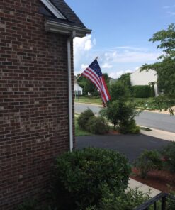 Annin Flagmakers Model 21850 American Flag All-Weather Nylon SolarGuard NYL-Glo, 2.5 x 4 Feet, Red,White 32 81QOEwvxd1L