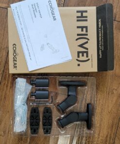 ECHOGEAR Speaker Wall & Ceiling Mount Pair - Universal Design Works with Vizio, Sony, & More - Tilt & Swivel Without Tools for Surround Sound - Easy to Install Indoors & Outdoors 71 81QOmT7mDsL 1