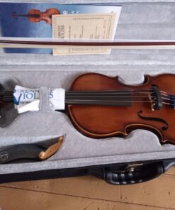Bunnel Pupil Violin Outfit 4/4 Full Size By Kennedy Violins - Carrying Case and Accessories Included - Solid Maple Wood and Ebony Fittings 32 81QPBTI3k6L