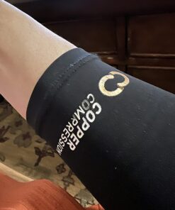 Copper Compression Elbow Brace for Tendonitis, Tennis Elbow & Golfer Elbow- Copper Infused Orthopedic Brace for Golfers, Arthritis, Bursitis. Fit for Men & Women - M Original Medium 31 81QQTLYuWtL