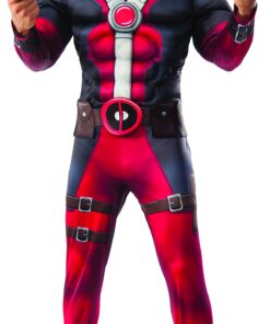 Rubie's Men's Deadpool Deluxe Muscle Chest Costume and Mask Extra-Small As Shown 12 81QQWWB6JzL 1