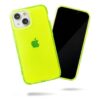 SteepLab Neon Highlighter Case for iPhone 13 Mini (2021, 5.4" Screen) - The Grippy Jelly Case w/Protective Air Pockets (Conspicuous Neon Yellow) Conspicuous Neon Yellow 27 81QQeVGsFlL