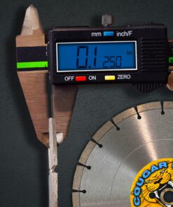 Delta Diamond Cougar HS 14 inch Diamond Blade, Premium, Segmented, General Purpose Dry or Wet Cutting of Concrete, Block, Paver, Brick (14" X 1"-20mm Arbor) 13 81QQxg9RCIL