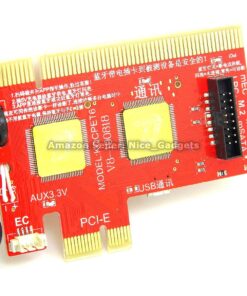 Lingvetron New V8 PCIe USB Post Test Card Motherboard Diagnostic Tester Kit Unique USB Diagnosis for PC Laptop Server All in One Mini PC Mac Android Phone Tablet Computer Analyzer Multi Ports Support 12 81QRrWR49hL