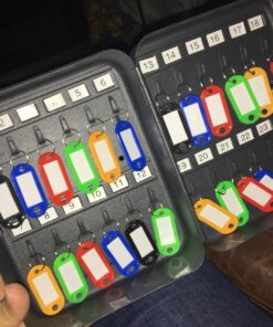 HONEYWELL - 6105 Steel 24 Key Security Box, 0.07-Cubic Feet, Black 16 81QSTKqMKzL