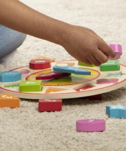 Melissa & Doug Shape Sorting Clock - Wooden Educational Toy 44 81QUPn97kOL