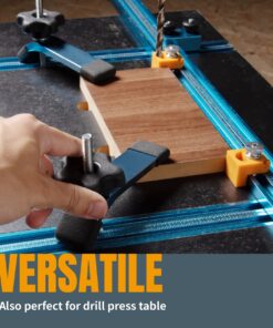 POWERTEC 71168 T-Track Hold Down Clamp for Woodworking, 5-1/2” L x 1-1/8” W, 2 Pack 5-1/2" Hold Down Clamp 22 81QUaOCywLL