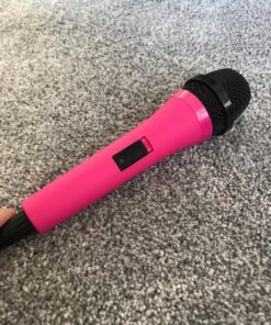Singing Machine Wired Microphone for Karaoke, (Pink) - Unidirectional Dynamic Vocal Microphone - Plug-In Microphone for Karaoke Machine, AMP, & Speaker - Mic for Singing, Public Speaking, & Parties 1 Pink 22 81QWdYZTzVL