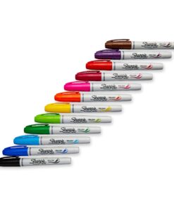 Sharpie Permanent Markers, Brush Tip, Assorted, 12 Pack 12-Count 22 81QXAwUy UL