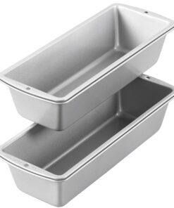 Alternative view of Wilton Recipe Right Non-Stick Long Loaf Pans - Long Baking Pans for Homemade Bread and Sandwiches, Bake More Bread to Share with This 2-Piece Set, Steel, 12 x 4.5-Inch Loaf Pan