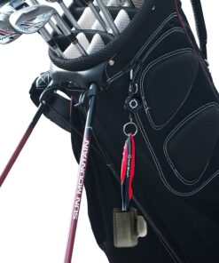 Ace Golf Brush and Club Groove Cleaner, 2 Ft Retractable Zip-line Aluminum Carabiner, Bonus Brush Cover, Lightweight, Stylish, Ergonomic Design, Premium Tour Grade, Easily Attaches to Golf Bag Red 15 81QXskHPQ7L